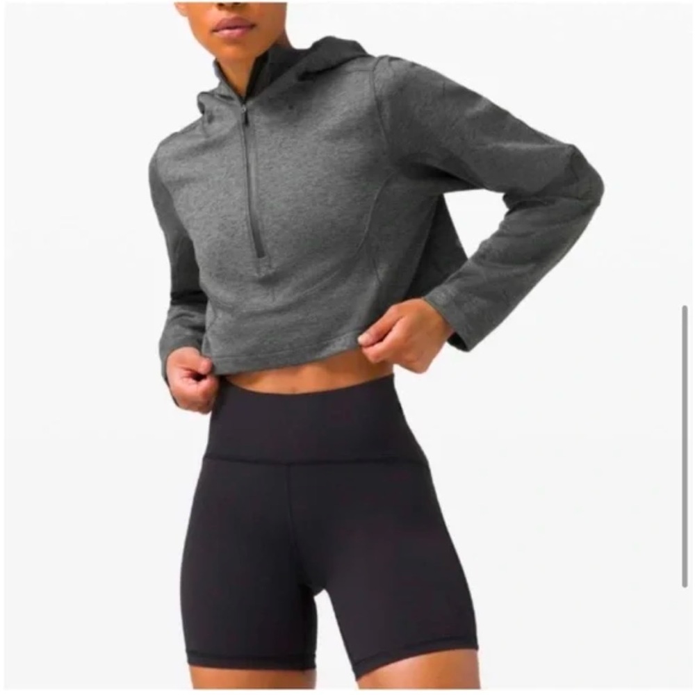 Lululemon Unleash Strength Crop Hoodie size 6
